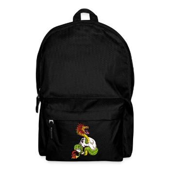Quetzalcoatl Skull Aztec Feathered Snake Ma - Backpack - black - Front