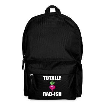Totally Rad-Ish - Rucksack - Schwarz - Vorne