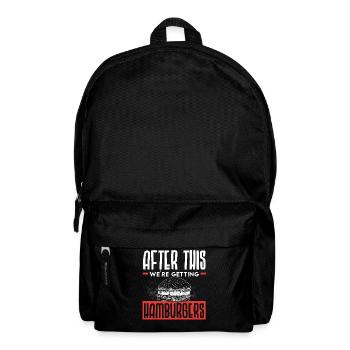 After this we get Hamburger Burger Eater - Backpack - black - Front