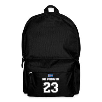 Fußball Island Sauf Trikot Ikke Willbumson 23 - Rucksack - Schwarz - Vorne