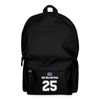 Fußball Island Sauf Trikot Ikke Willpartyson 25 - Rucksack - Schwarz - Vorne