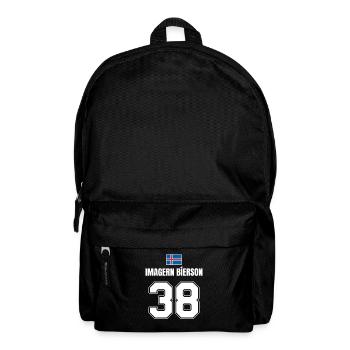 Fußball Island Sauf Trikot Imagern Bierson 38 - Rucksack - Schwarz - Vorne