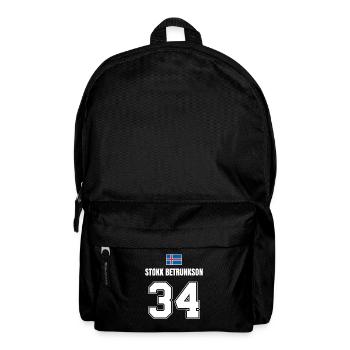 Fußball Island Sauf Trikot Stokk Betrunkson 34 - Rucksack - Schwarz - Vorne