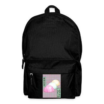 Mochi Tokyo Japan Japanische Ästhetik Poster Gesch - Rucksack - Schwarz - Vorne