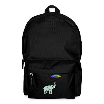Cadeau d’éléphant pour Proboscis Africa Wilderness Zoo - Sac à dos - noir - Devant