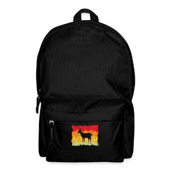 Goat Retro - Backpack - black - Front