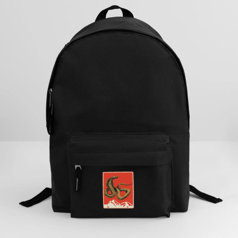 Schlange Geschenk Tier Reptil Cobra Python Boa Rucksack