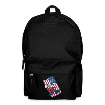 Meilleur papa patriotique de tous les temps Fête des Pères - Sac à dos - noir - Devant