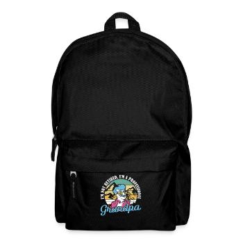 In the not Retired At The Professional Grandpa Father's Day - Backpack - black - Front