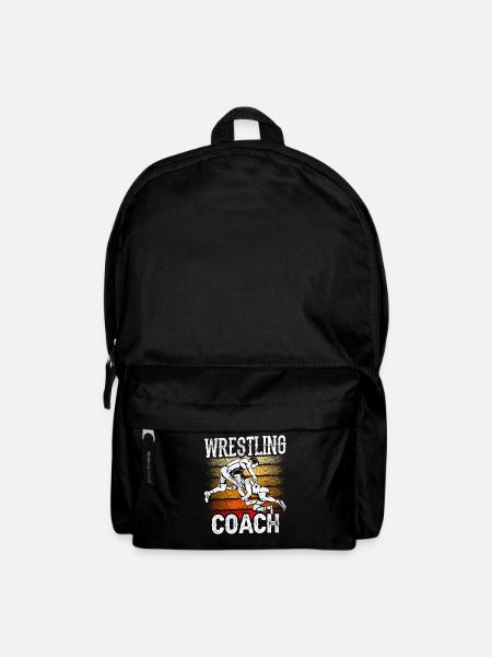 Wrestling Trainer Ringer Ringen Ringkampf - Rucksack - Schwarz