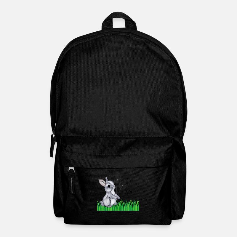 Nom de lapin Cadeau Ida - Sac à dos - noir