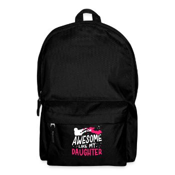 Fantastique comme ma fille papa papa père - Sac à dos - noir - Devant
