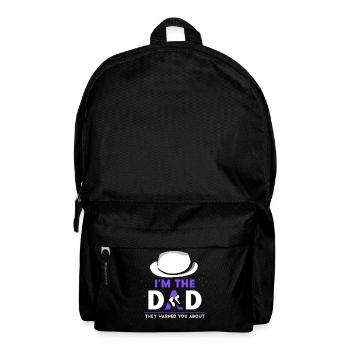Ich Bin Der Vater Vor Dem Sie Dich Gewarnt Haben - Rucksack - Schwarz - Vorne