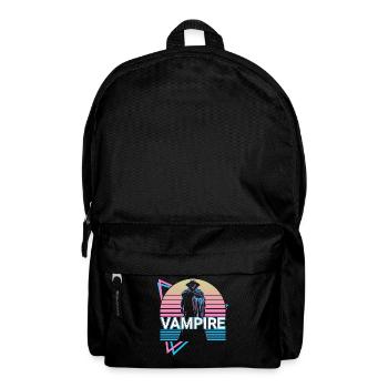 Vampire Halloween Bloodsucker Retro Cadeau - Sac à dos - noir - Devant