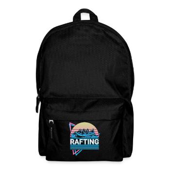 Rafting White Water Rafting Retro Gift - Backpack - black - Front