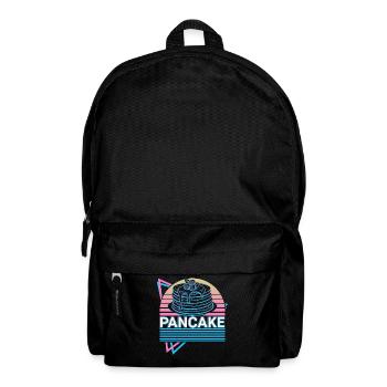 Pfannkuchen Retro Geschenk - Rucksack - Schwarz - Vorne
