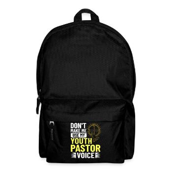 Youth Parish Church Pastor Christian - Backpack - black - Front