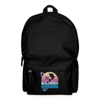 Goldfisch Retro Geschenk - Rucksack - Schwarz - Vorne