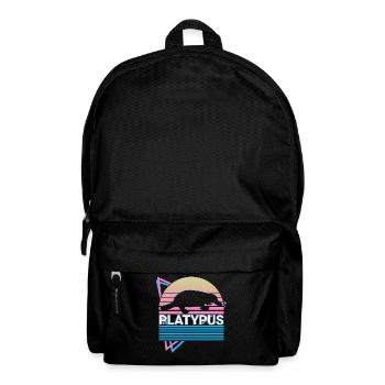Platypus Retro Cadeau - Sac à dos - noir - Devant