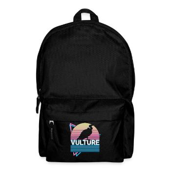 Geier Retro Geschenk - Rucksack - Schwarz - Vorne