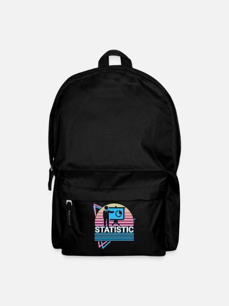 Statistiker Statistiker Retro Geschenk - Rucksack - Schwarz