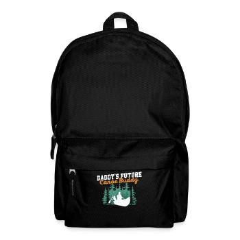 Canoe Canoeing Father Dad Son - Rucksack - Schwarz - Vorne