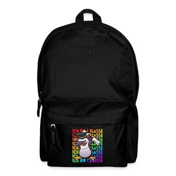 Ich bin 1. Klasse Schulkind Einschulung - Rucksack - Schwarz - Vorne
