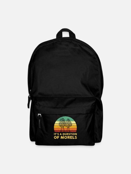 Morcheln Geschenk - Rucksack - Schwarz