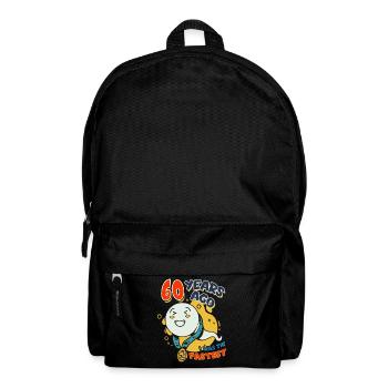 60 Years Ago I Was The Fastest 60. Geburtstag - Rucksack - Schwarz - Vorne
