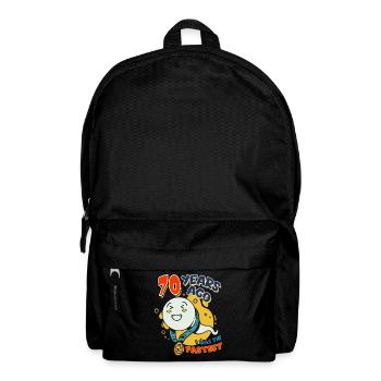 70 Years Ago I Was The Fastest 70. Geburtstag - Rucksack - Schwarz - Vorne