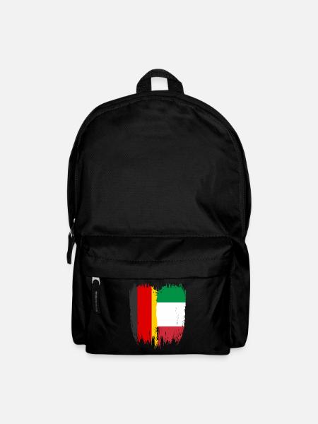Deutschland Flagge Italien - Rucksack - Schwarz