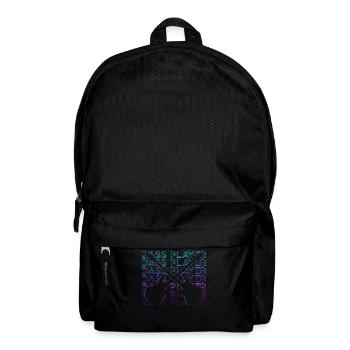 BassIste Rétro Cadeau - Sac à dos - noir - Devant