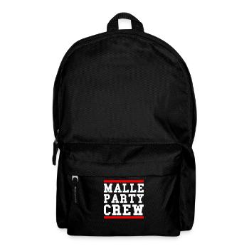 Malle Party Crew - Rucksack - Schwarz - Vorne