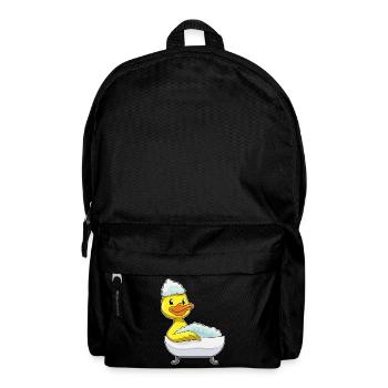 Duck Bathing Bathtub - Backpack - black - Front