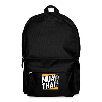 Muay Thai Arts Martiaux Arts Martiaux Combattant - Sac à dos - noir - Devant
