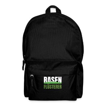 Rasenmäher Rasen Flüsterer Rasenpflege - Rucksack - Schwarz - Vorne
