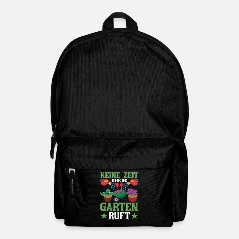 Keine Zeit der Garten ruft Garten - Rucksack - Schwarz
