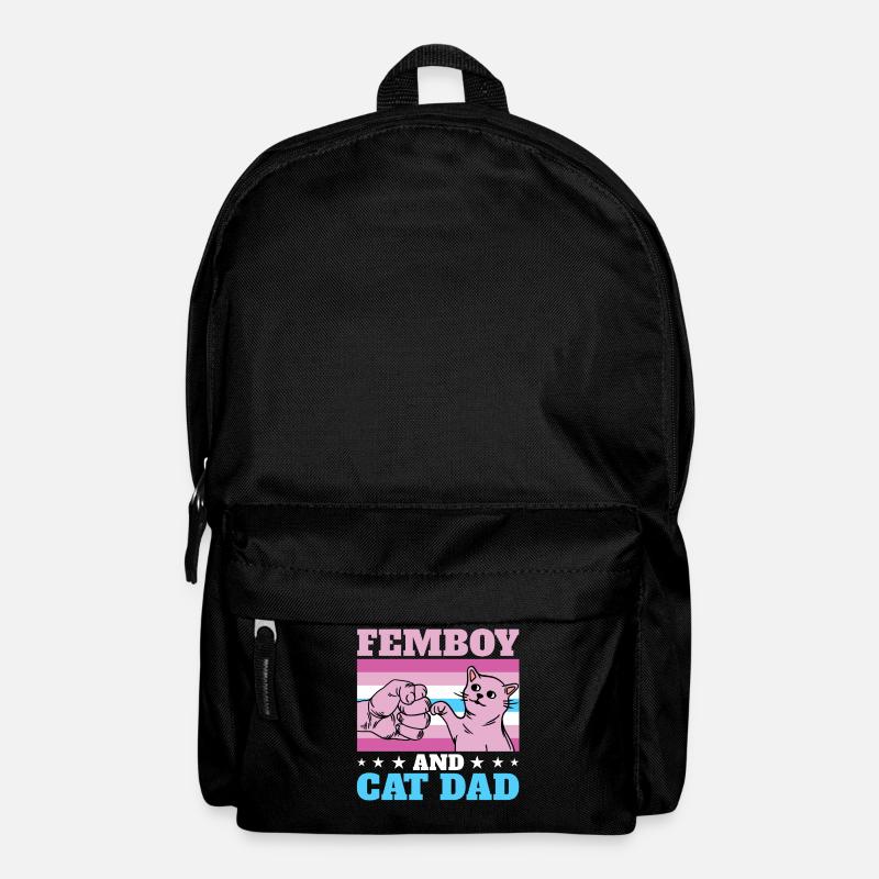 Funny Femboy Gift - Backpack - black