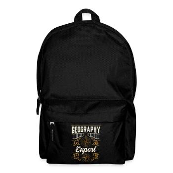 Geography Expert Geography Student Geographer - Backpack - black - Front