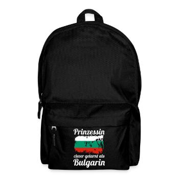 Prinzessin Balkan Bulgare Bulgarisches Bulgarien - Rucksack - Schwarz - Vorne