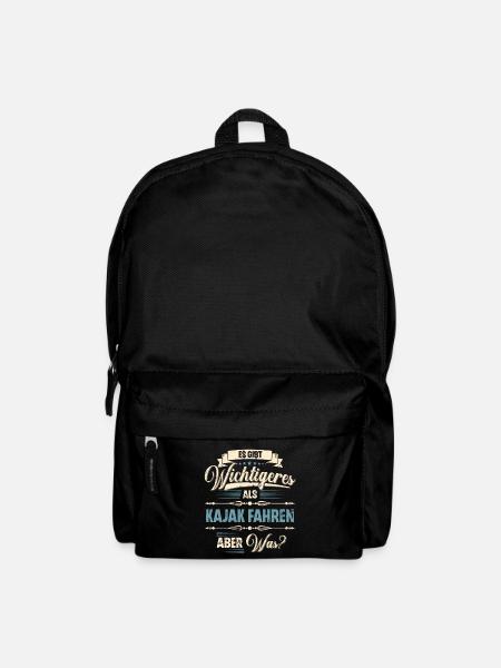 Kajak Kajakfahrer Kajaker Team - Rucksack - Schwarz
