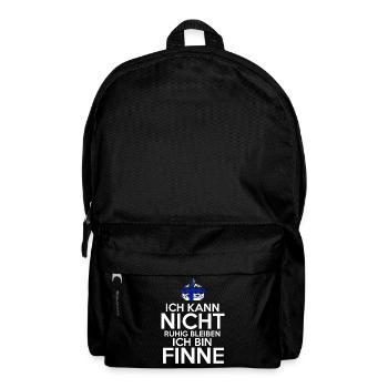 Finnland Finne Finnisches - Rucksack - Schwarz - Vorne