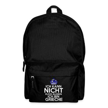 Griechenland Grieche Griechisches - Rucksack - Schwarz - Vorne