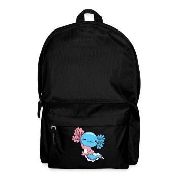 Transgender Pride Transgender Flag Kawaii Axolot - Backpack - black - Front