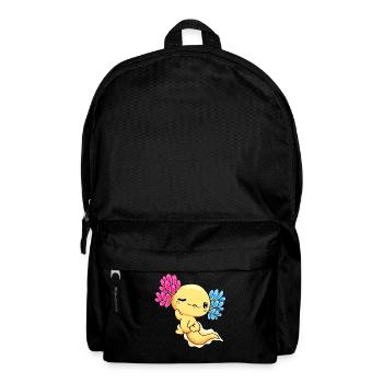 Pansexual Pride Pansexual Flag Kawaii Axolo - Backpack - black - Front