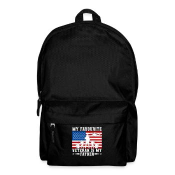 Mon vétéran préféré est mon père militaire - Sac à dos - noir - Devant