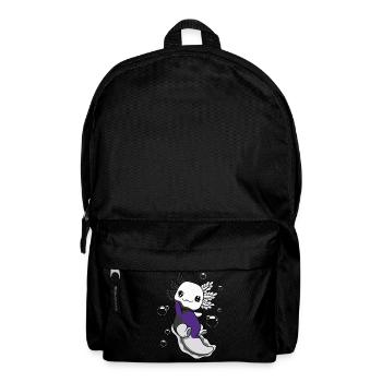 Zweigeschlechtliche Flagge Axolotl Haufen Kawaii - Rucksack - Schwarz - Vorne