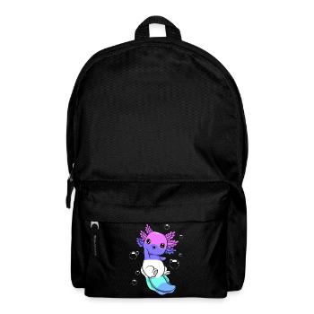 Drapeau spectrosexuel Axolotl Pile Kawaii - Sac à dos - noir - Devant