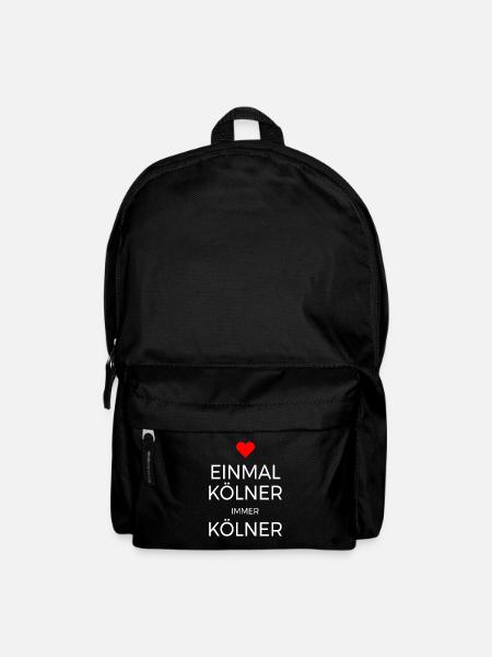 Köln Einmal Kölner Immer Kölner Karneval Kölsch - Rucksack - Schwarz