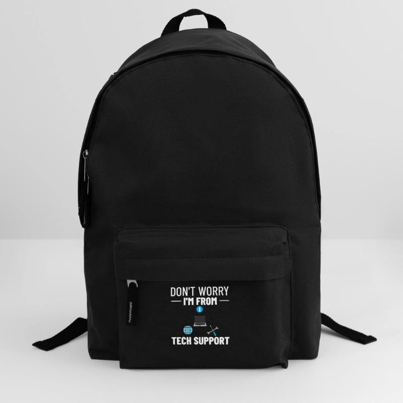 Tech Support IT Technischer Hilfe Helpdesk Rucksack